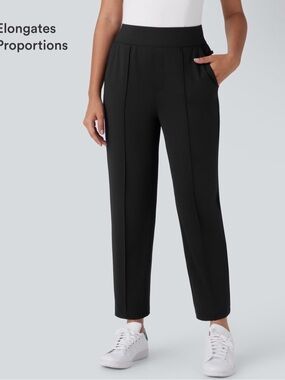 Mid High Waisted Pockets Quick Dry
Golf Pants-Golf Tee-UPF40+